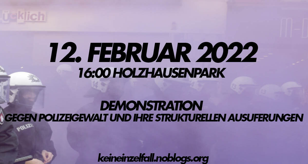 Demonstration: Un_Sicherheitsbehörden Auflösen! NSU 2.0 Aufklären!