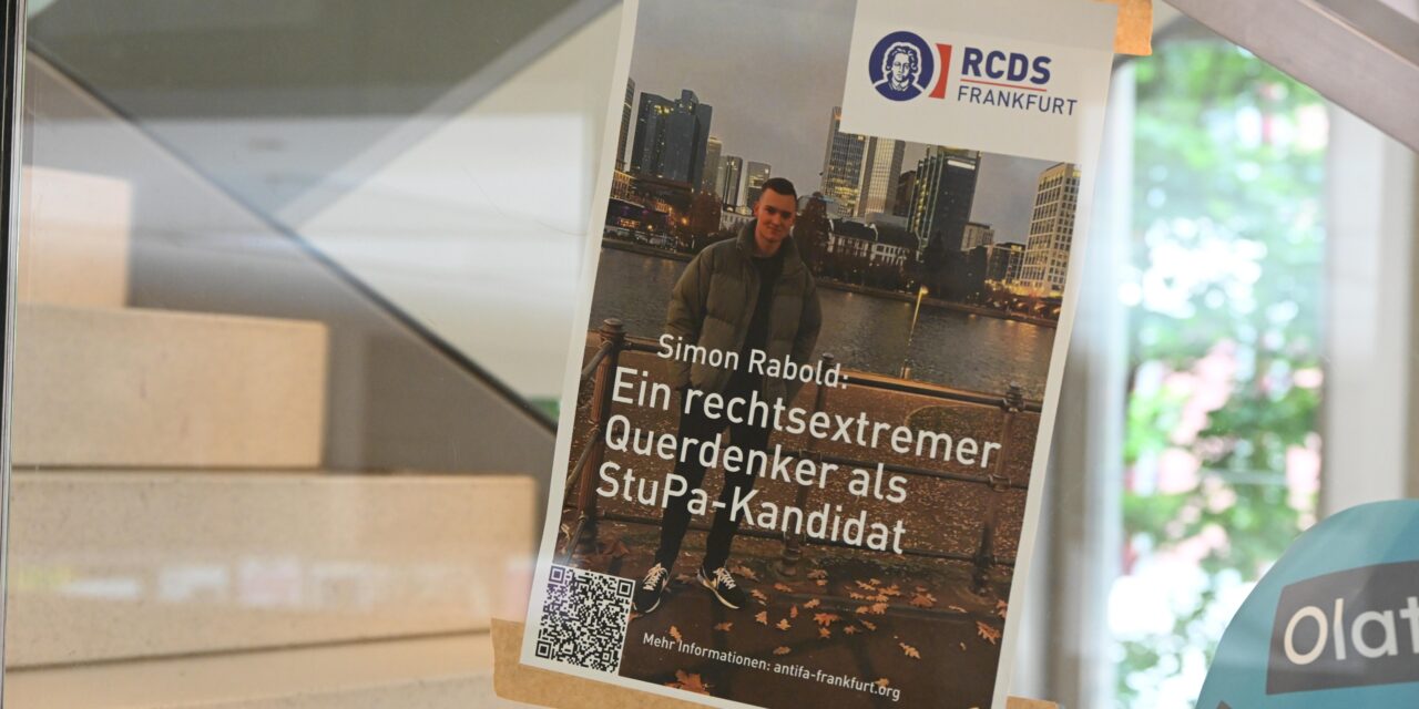 Ein rechtsextremer Querdenker als RCDS-Geschäftsführer und StuPa-Kandidat
