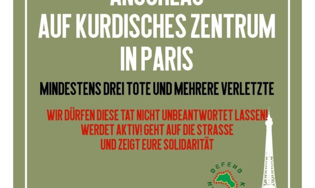Anschlag auf Kurdisches Zentrum in Paris