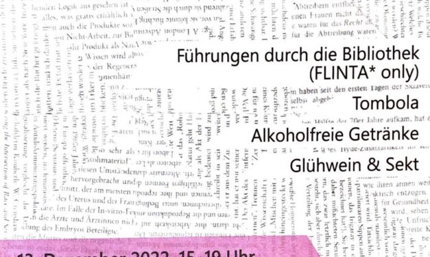 Eröffnung feministische Bibliothek