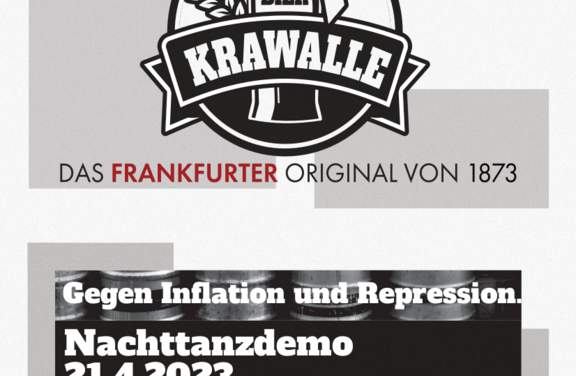 Nachttanzdemo: „Mir wolle Batzebier!“ – 150 Jahre Frankfurter Bierkrawall
