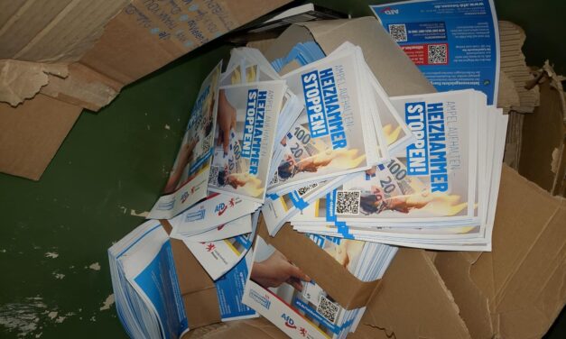 AfD verliert sehr viel Wahlkampfmaterial