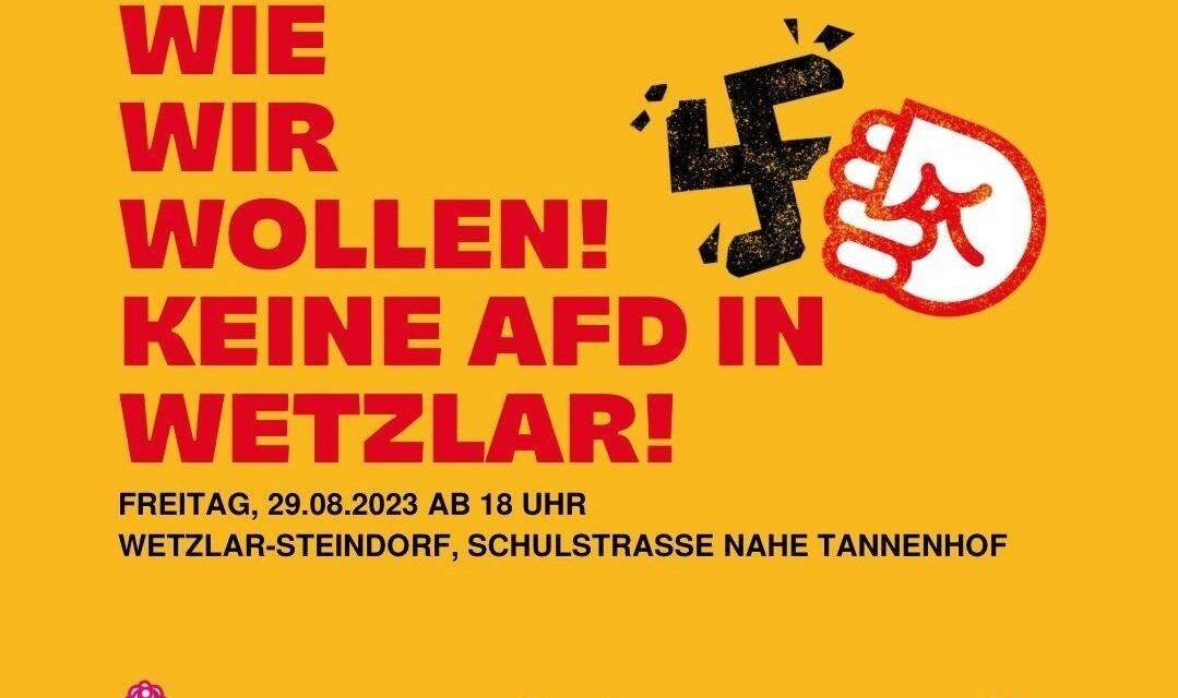 Heute in Wetzlar: Dagegen halten!