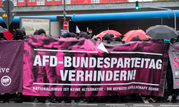 AfD-Schweine stoppen – Wahlkampf stören!