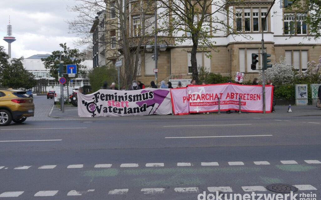 Gegenprotest zu Fundis vor ProFamilia [Frankfurt]
