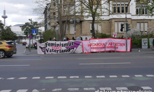 Gegenprotest zu Fundis vor ProFamilia [Frankfurt]