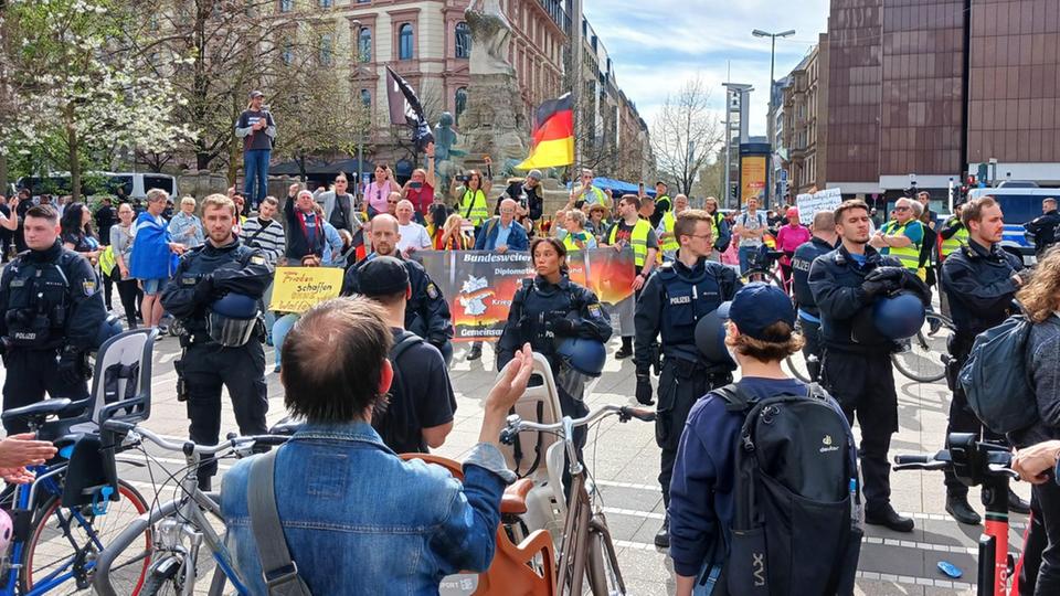 Bericht Naziaufmarsch & Gegenprotest 05. April [Frankfurt]