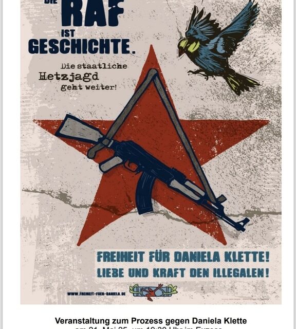 Die RAF ist Geschichte. Die staatliche Hetzjagd geht weiter – Freiheit für Daniela Klette