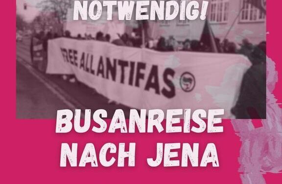 Bustickets für gemeinsame Anreise nach Jena 14.6.