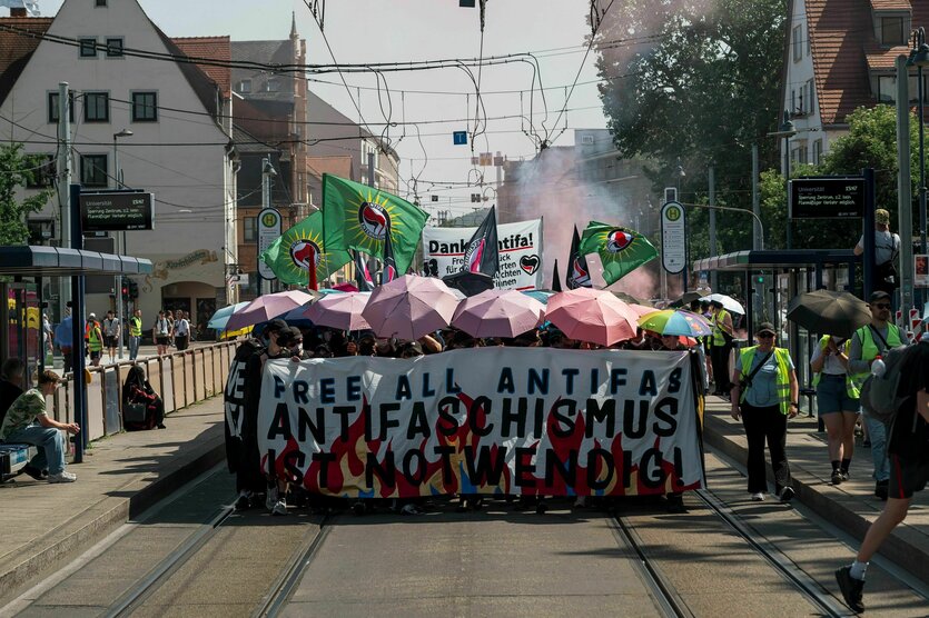 Antifa Demo in Jena