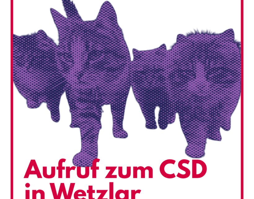 CSD Wetzlar verteidigen! Aufruf für emanzipatorischen Protest am 14. Juni