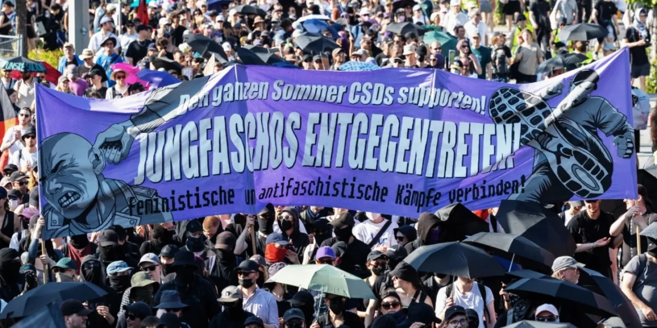 Nie wieder still gegen Queerfeindlichkeit. Ein Zwischenfazit zu Nazimobilisierungen, Störungen und Solidarität in der Pride-Saison 2025 von AK Fe.In