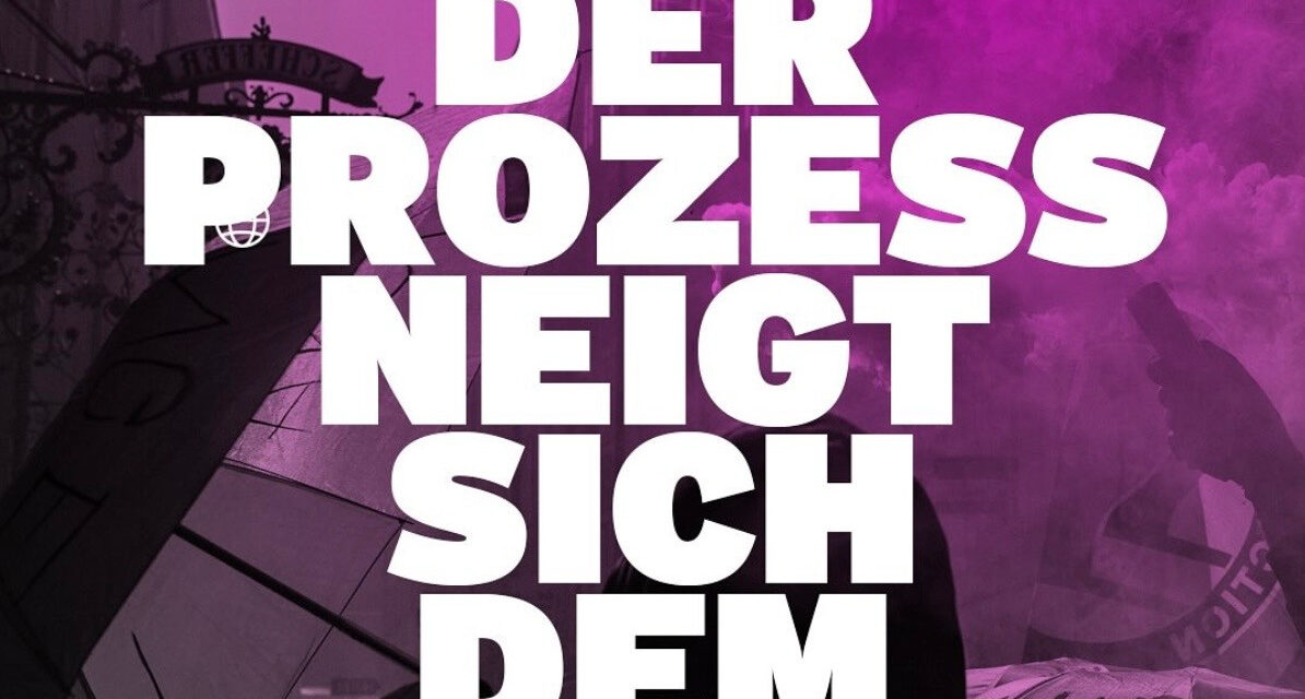 Budapest-Komplex Prozess und anschließende Demo