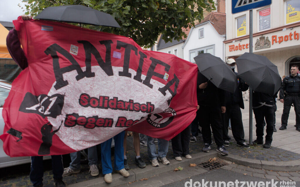 Neonazi Kundgebung gegen den CSD in Friedberg