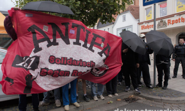 Neonazi Kundgebung gegen den CSD in Friedberg