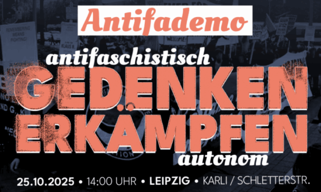 Demo “Gedenken erkämpfen – Autonom, Antifaschistisch!”
